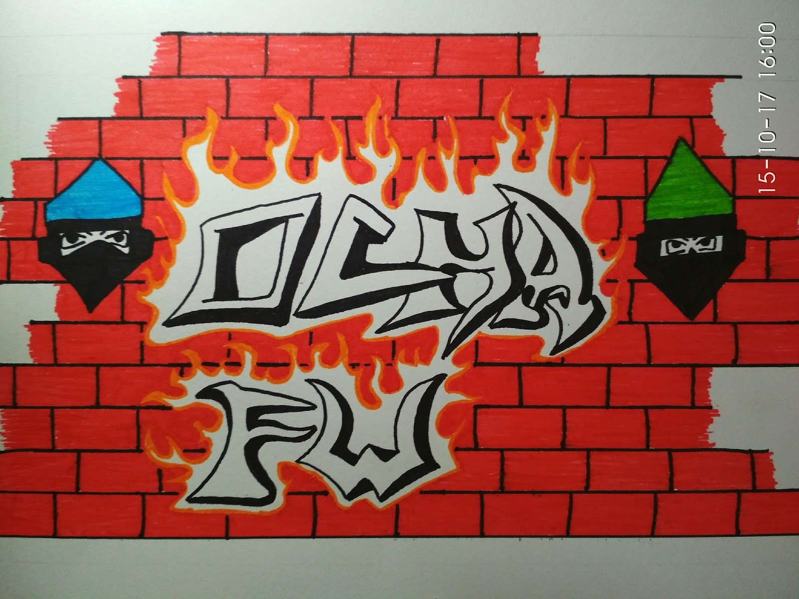 Bimbel Calistung Jogja: Belajar Membuat Huruf Grafiti 