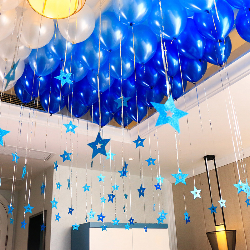 💡 33 Decoraciones de Globos de Helio en el Techo | Ideas Cumpleaños
