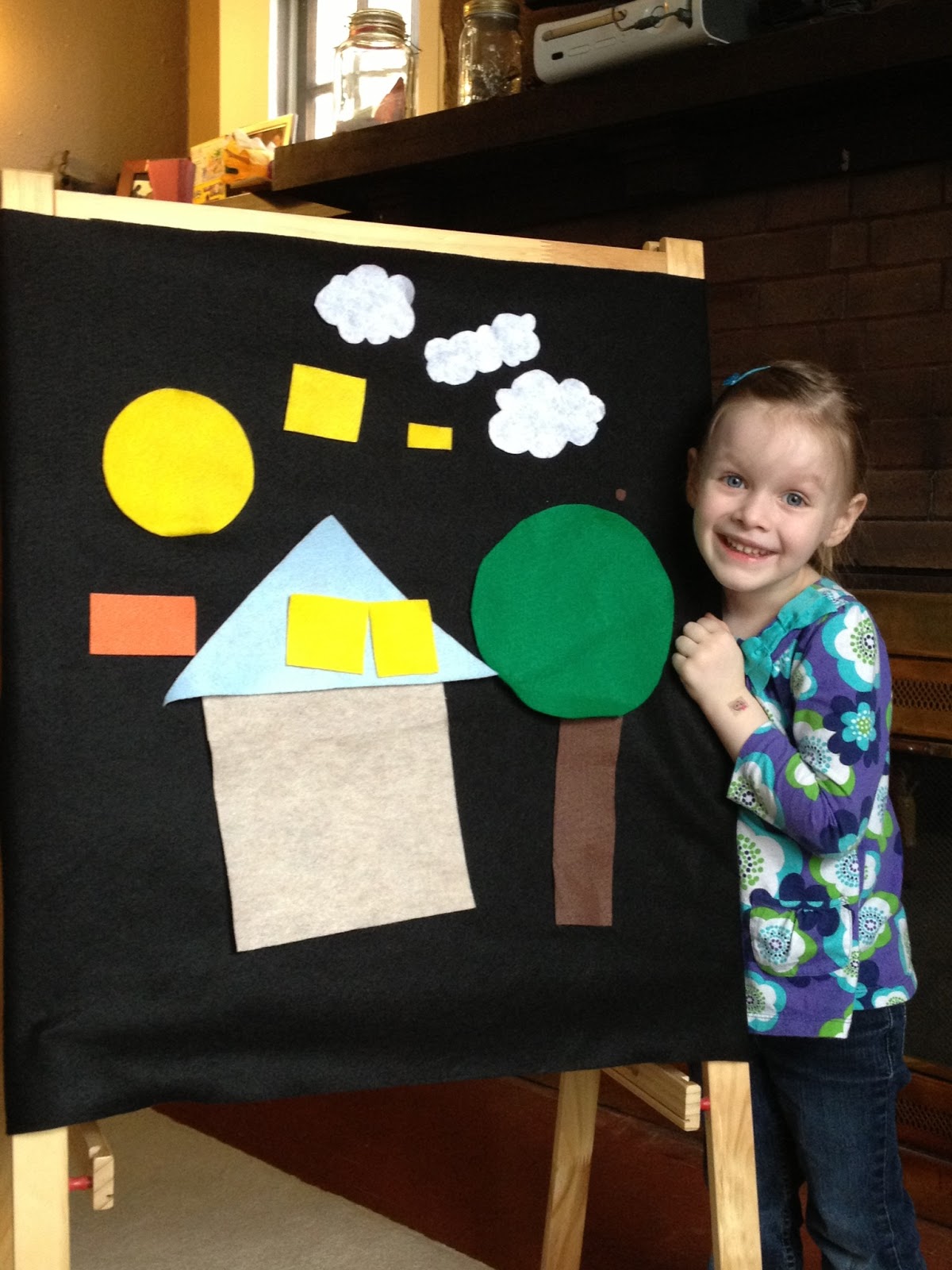 ...by Nic♥le DIY Felt Board for Toddlers/Preschoolers