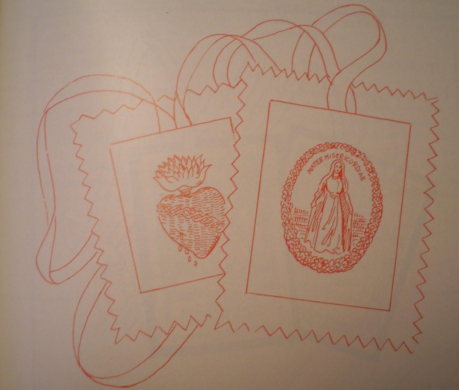 The Catholic Heritage Association of Ireland Red Scapular of the