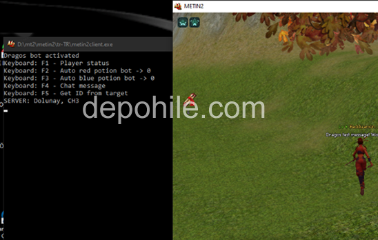 Metin 2 TR Drago İksir Botu, Target Damage Hilesi İndir 2021