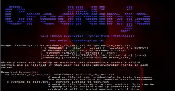 CredNinja – A Multithreaded Tool Designed To Identify If Credentials Via SMB
