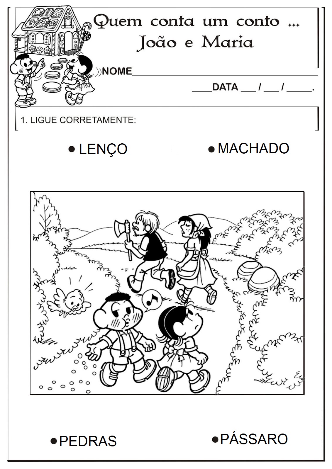 João e Maria atividades