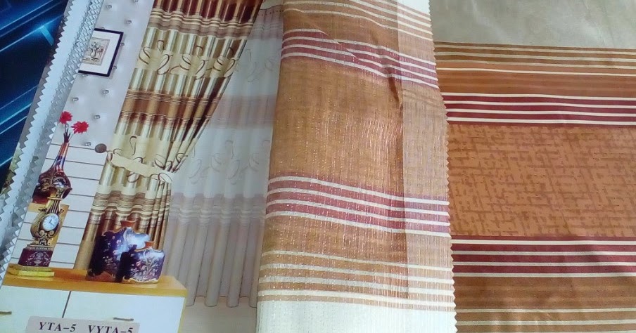 Jual Kain Gorden Motif Garis Blackout GENOA WA 0813 846 44 238
