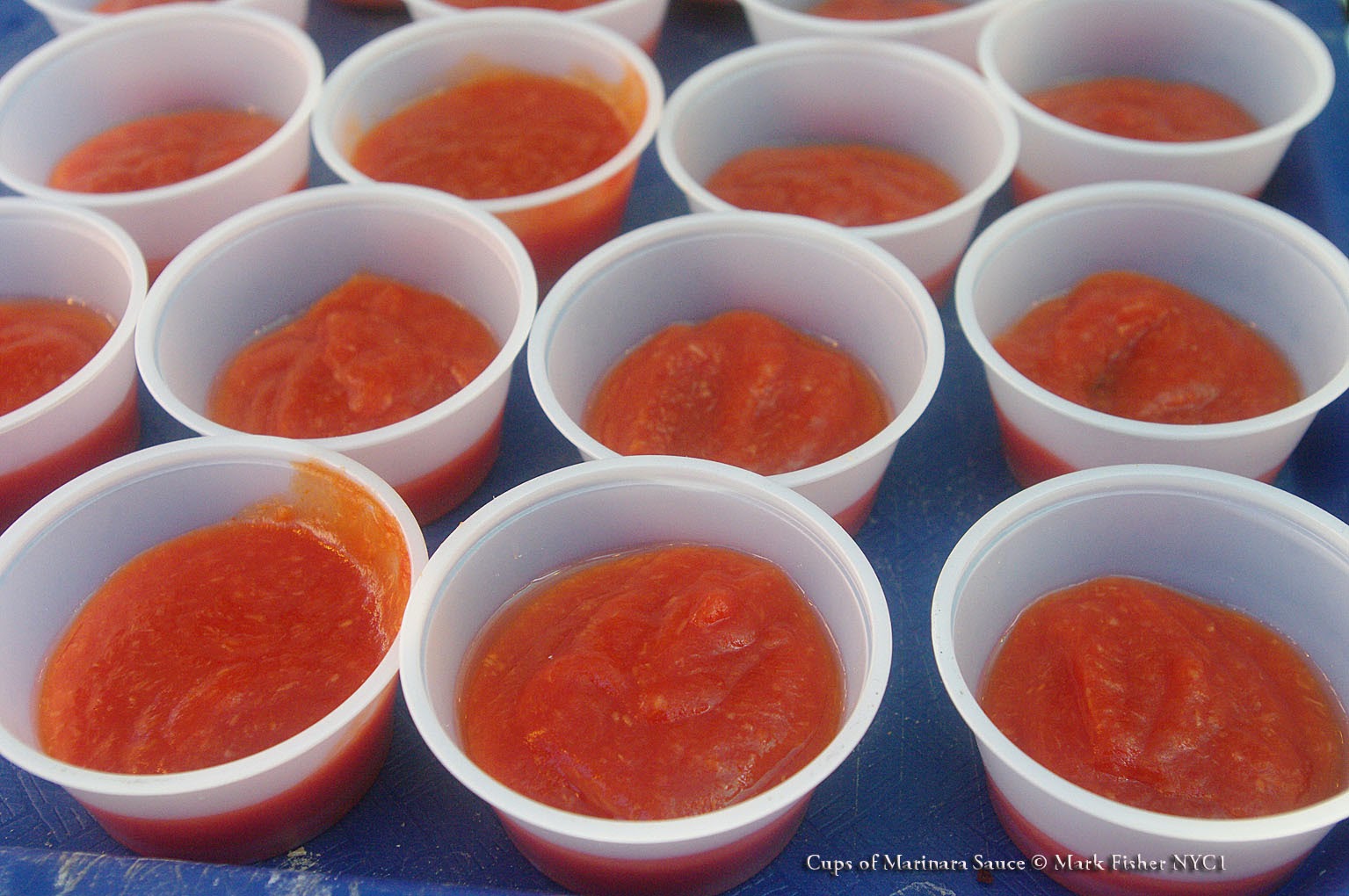 Mark Fisher American Photographer™ Cups of Marinara Sauce • American