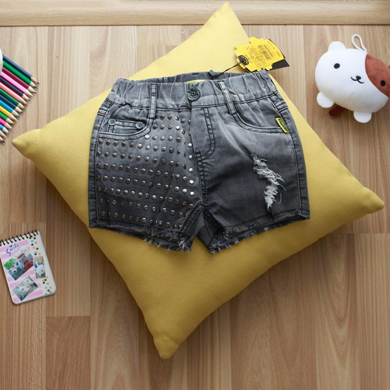 Shorts Denim Phối Đinh – Bé 3-13 tuổi – Thương Hiệu : Khaki 154818