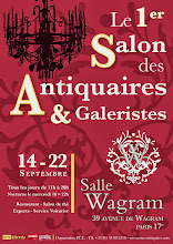 PARIS 17ème SALLE WAGRAM : L. LE FLOCH EXPOSE CAPTON AU SALON DES ANTIQUAIRES ET GALERISTES