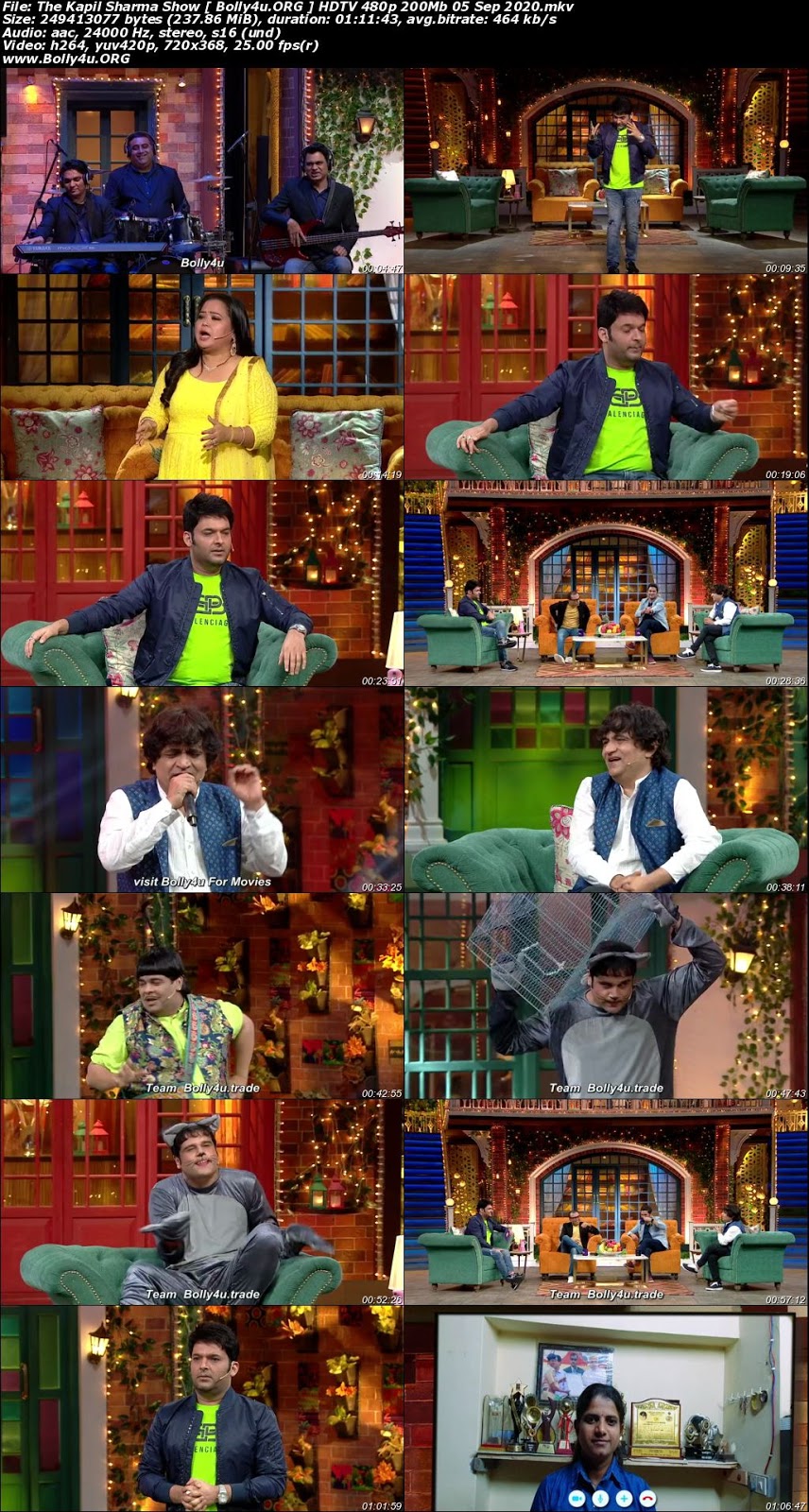 The Kapil Sharma Show HDTV 480p 200MB 05 September 2020 Download The Kapil Sharma Show HDTV 480p 200MB 05 September 2020 Download