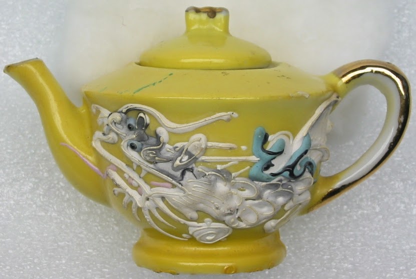Dragon Ware TeaPot Miniature Doll House Toy Japanese