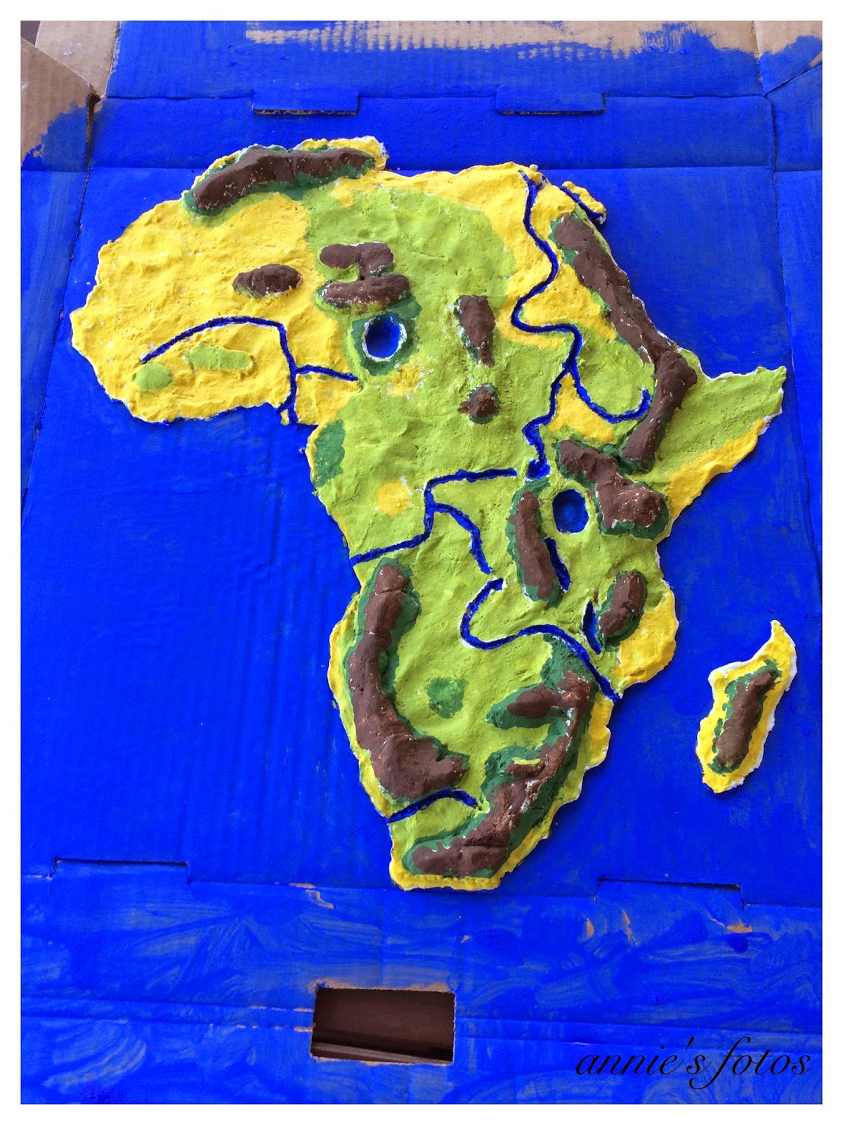Being Blessed: Our First Salt Dough Map