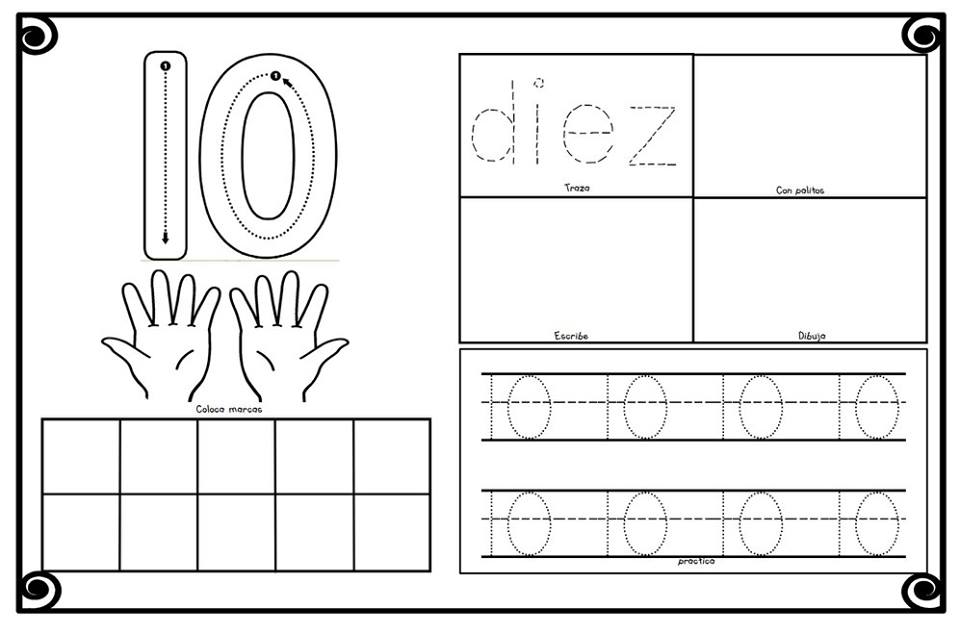 Cuadernos Aprendemos Los Numeros Conteo Y Trazos Materiales