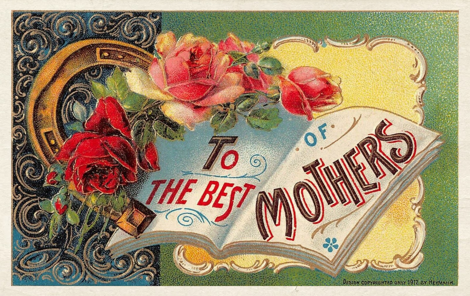 Chocolate Rabbit Graphics: Vintage Mothers Day Postcard