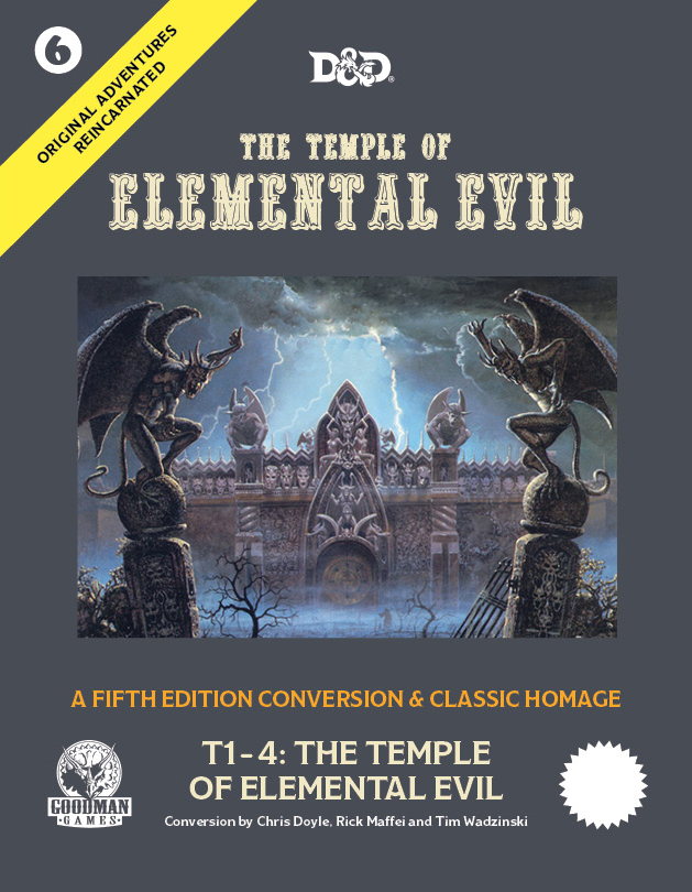 Dungeon Master Magazine: THE TEMPLE OF ELEMENTAL EVIL IS THE SIXTH 