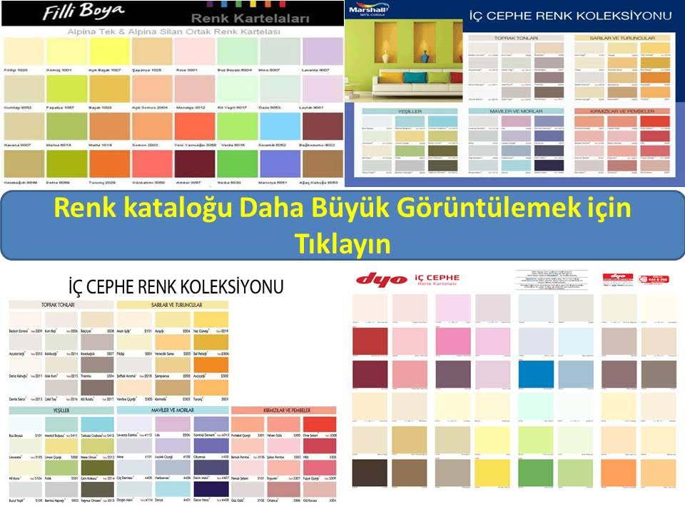 Dyo Ic Cephe Renk Kartelasi 2020 Dekorcenneti Com
