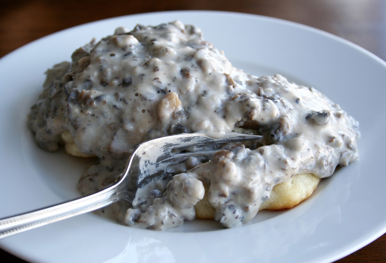 Biscuits with Mushroom Gravy