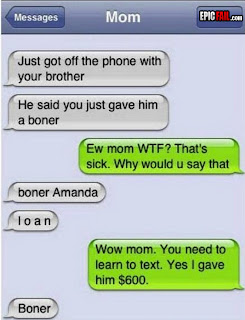 sister gives brother a boner funny fail autocorrect text