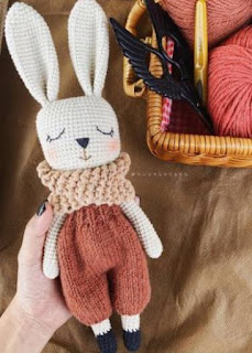 PATRON GRATIS CONEJO AMIGURUMI 47097 🐰