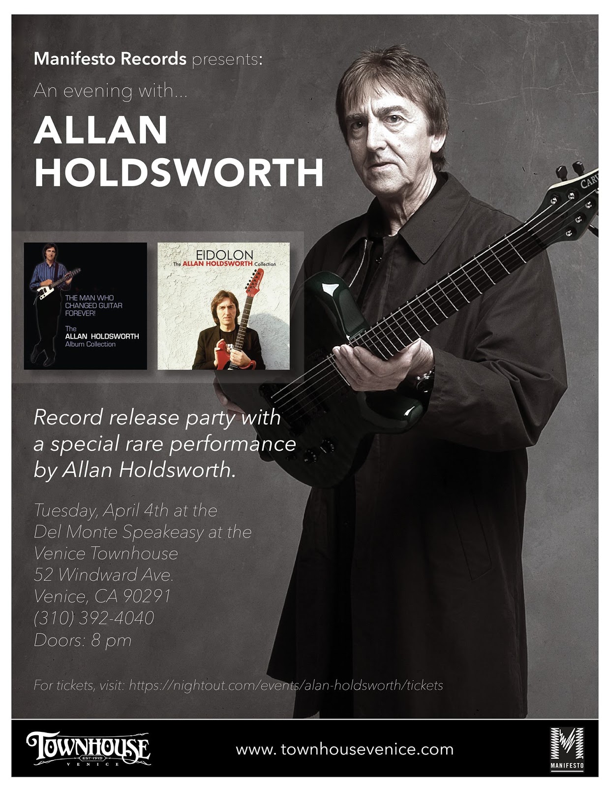 Allan Holdsworth Man Who Changed Guitar Forever Box set, Mini tour.