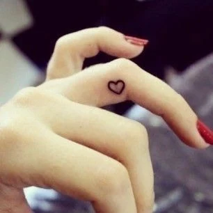 20 Cute, Tiny Finger Tattoos for Girls Ideas