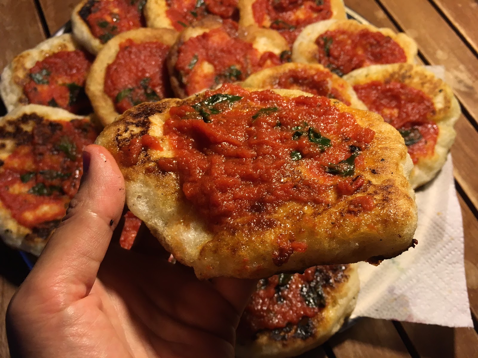 La Cucina Di Bimba Pimba Ricetta Delle Pizzette Fritte Senza Glutine In 5 Minuti E Senza Impasto