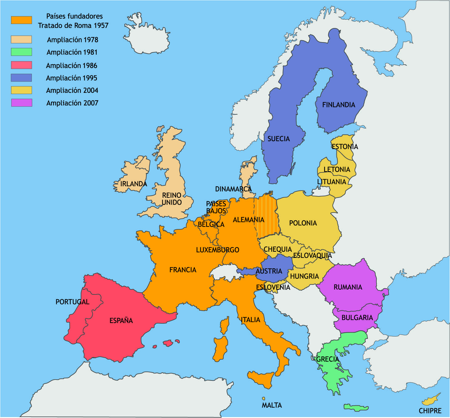 A Miña Clase De 3º Mapas Interactivos Da UniÓn Europea