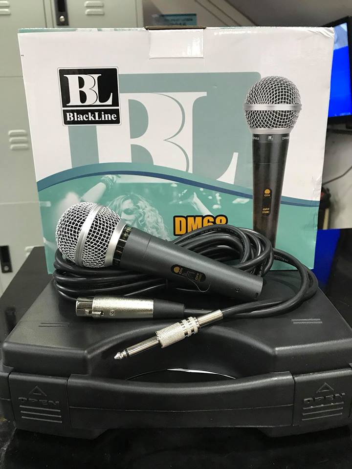 Fullhouse 99 Blackline Dm68 Wire Mic With Case and Cable