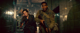 Mathilde Ollivier and Jovan Adepo in Overlord (2018)