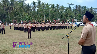 SMK VIP Ma'arif NU 1 Kemiri Gelar Kemah di Lapangan Desa Tersidilor, Sekaligus Safari Sholawat Al-barzanji