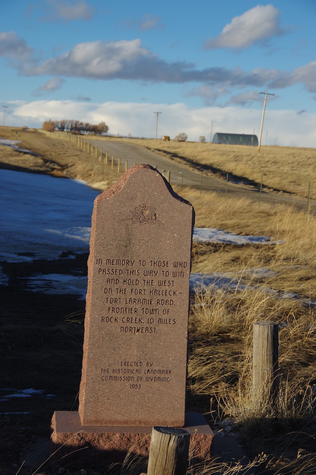 Some Gave All Ft. HalleckFt. Laramie Road, Rock River Wyoming.