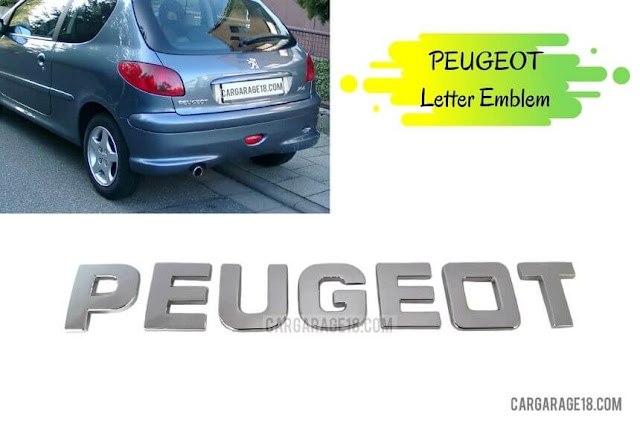 PEUGEOT Letter Emblem (New Front Style)