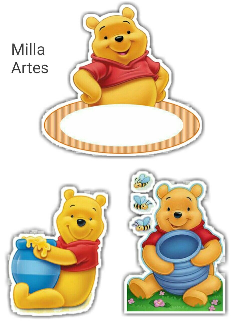 Winnie The Pooh Free Printable Cake Toppers Oh My Baby Winnie The Pooh Free Printable Cake Toppers Oh My Baby