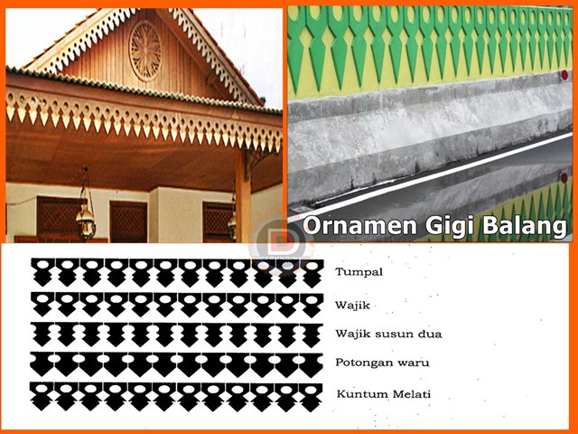 Motif gigi balang