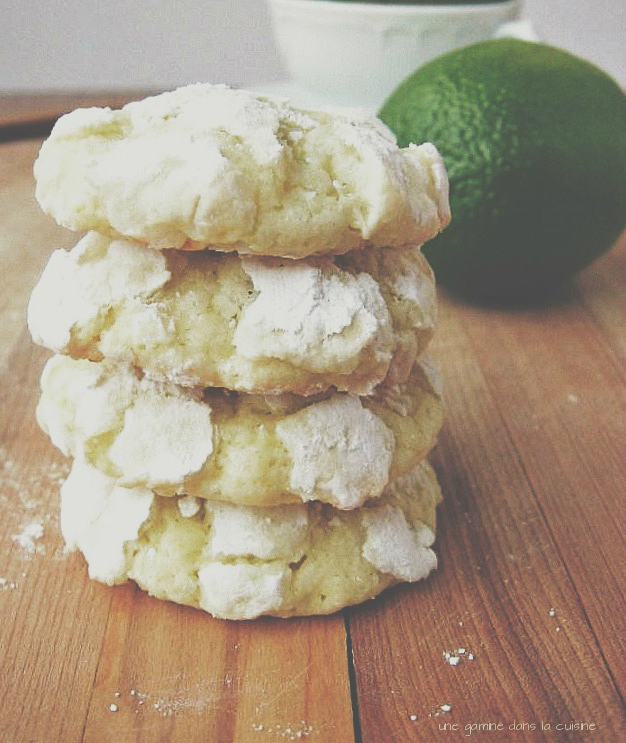 almond lime glacier cookies | une gamine dans la cuisine 