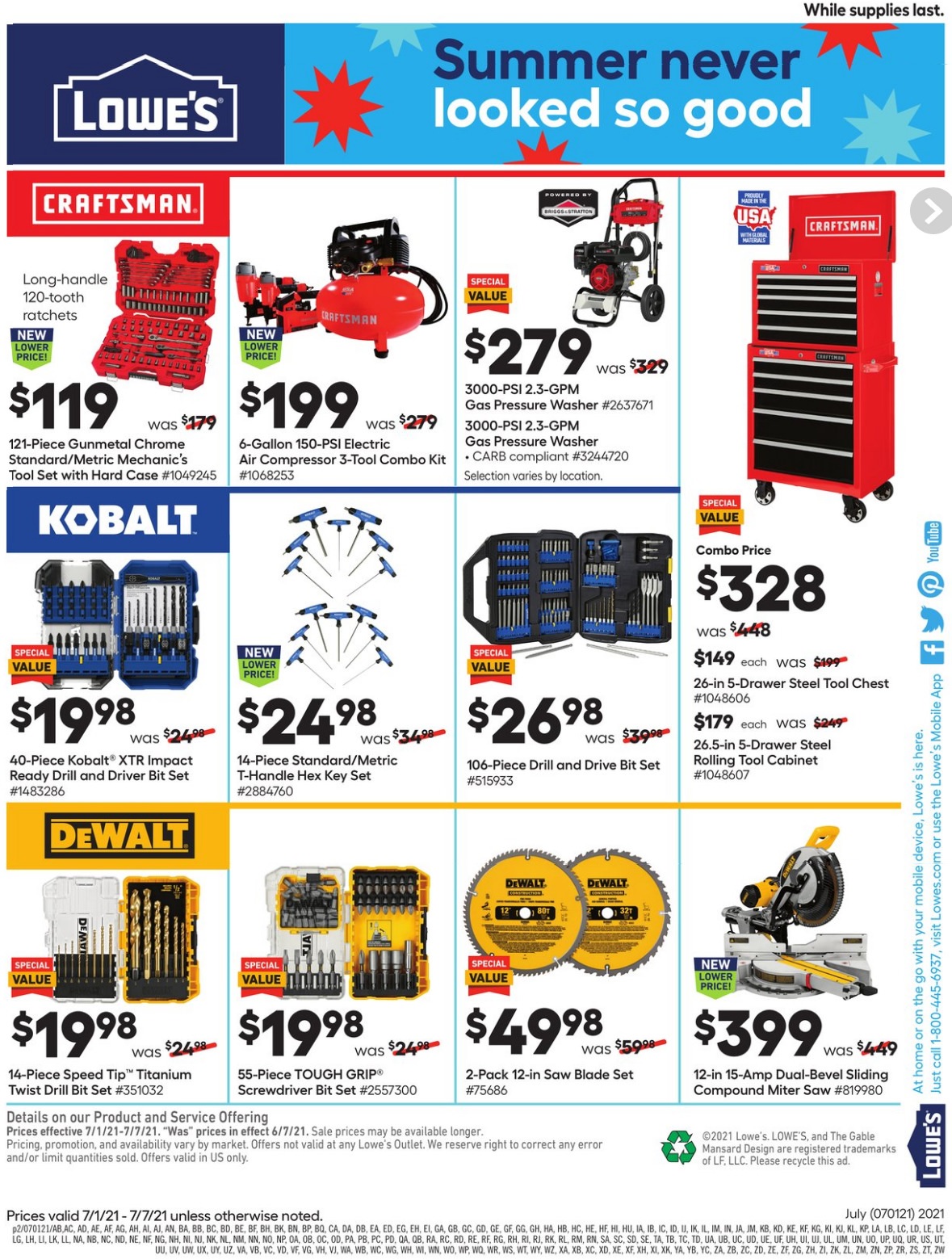Lowe's Home Improvement Sales Flyer