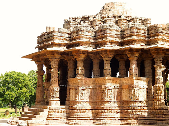 From the Ruins of Sun Temple of Modhera - Let me take you to the Sun Temple of #Modhera in #Gujarat which is even older than the Sun Temple of Konark! #India #History #Architecture #SunTemple