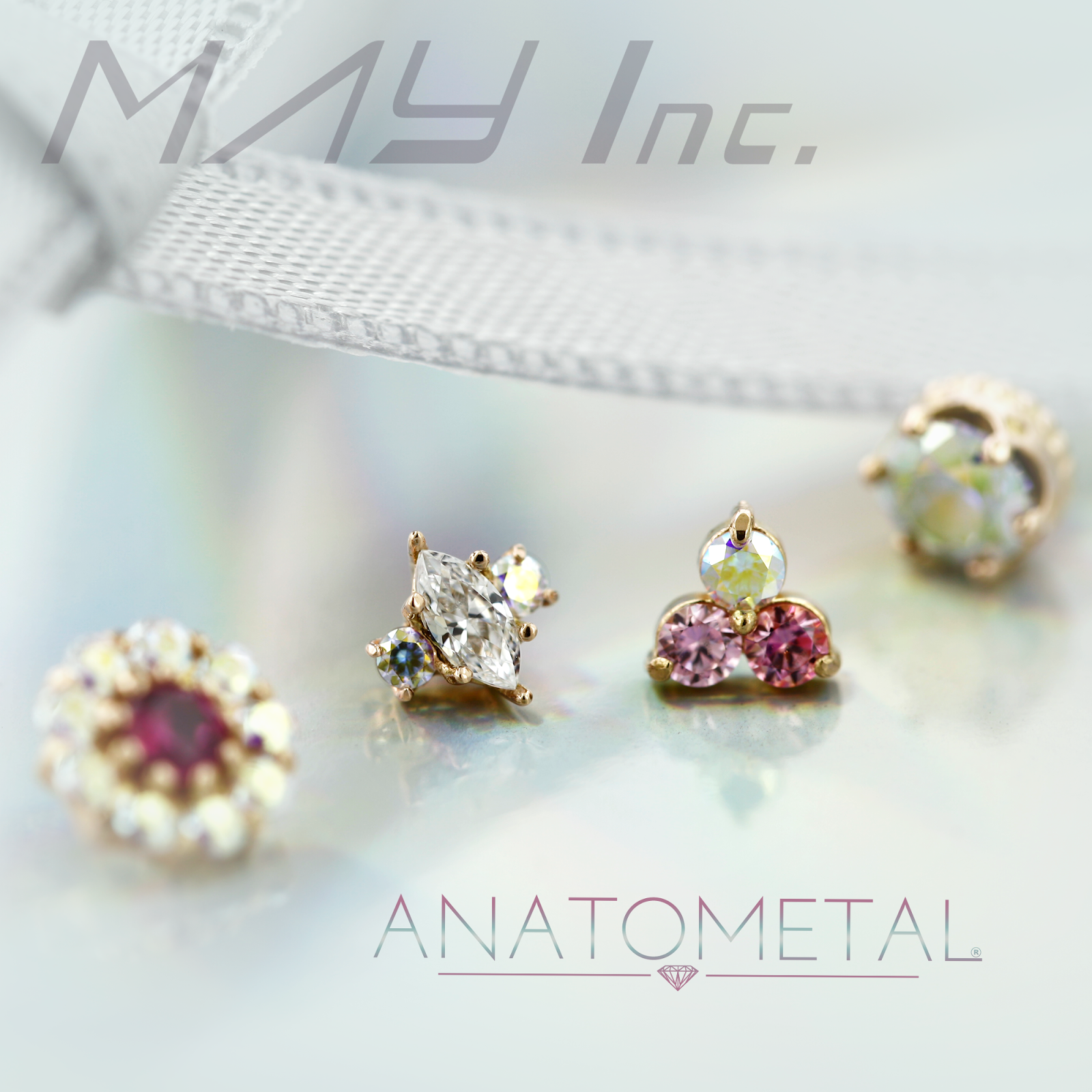 アナトメタル 18金 トリオ エンド ANATOMETAL アクセサリー ピアス(片耳用) 2022年激安 www