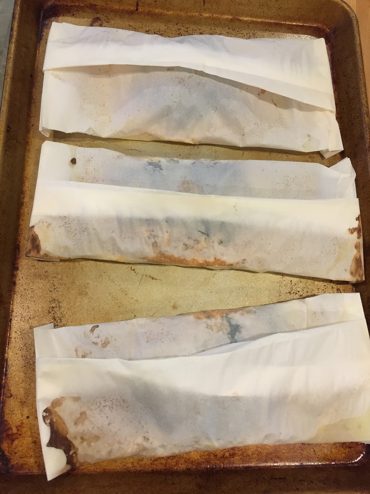 Hold the onion Tilapia in Parchment Paper