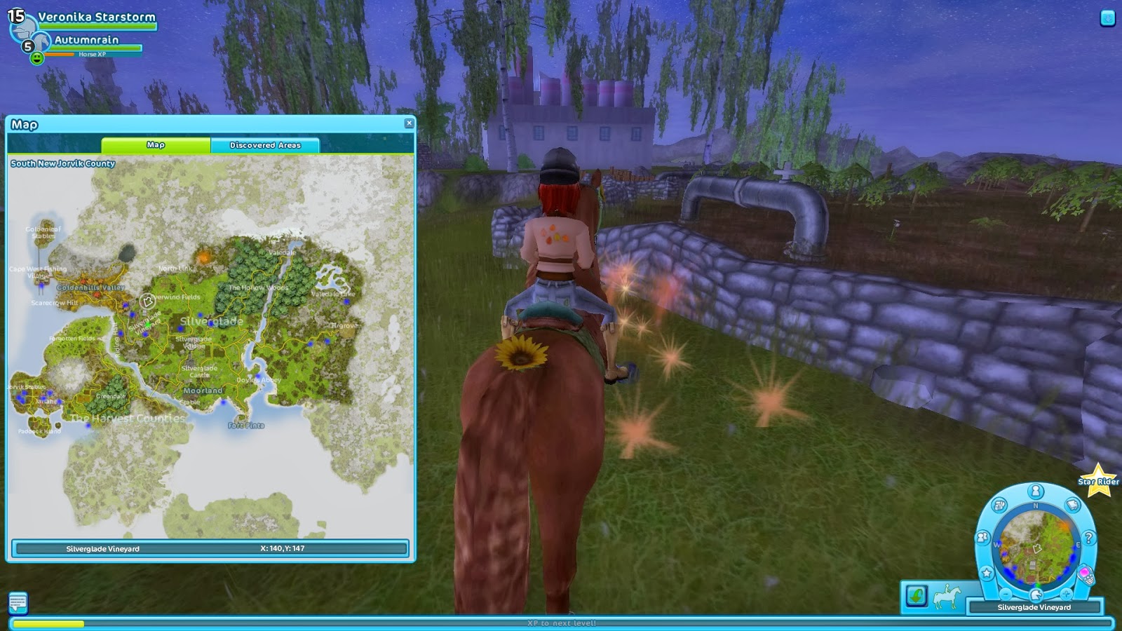 A.A.E and Mario of the Observatory 'Stars Over the Field' Daily Quest ...