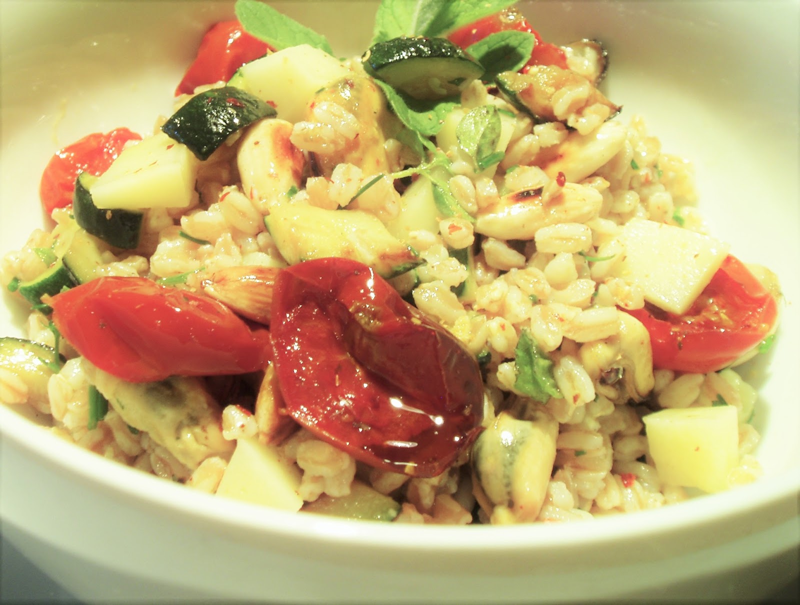 Insalata di farro ai frutti di mare