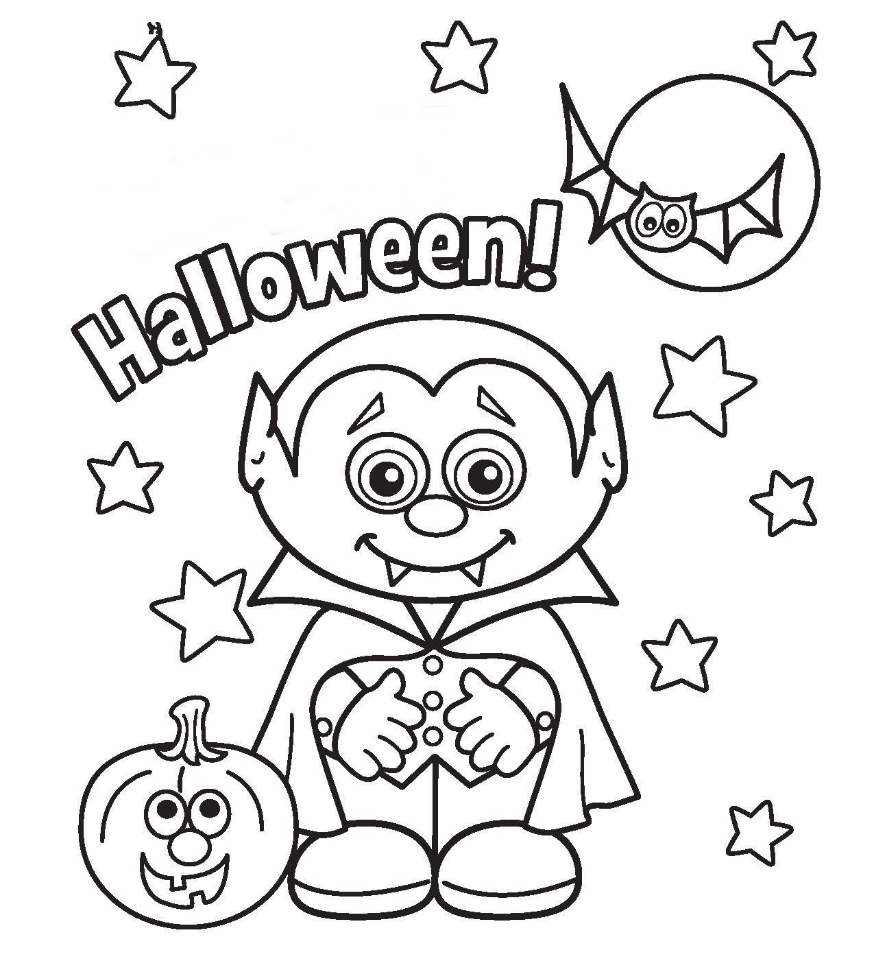 ▷ Desenhos de Halloween para colorir