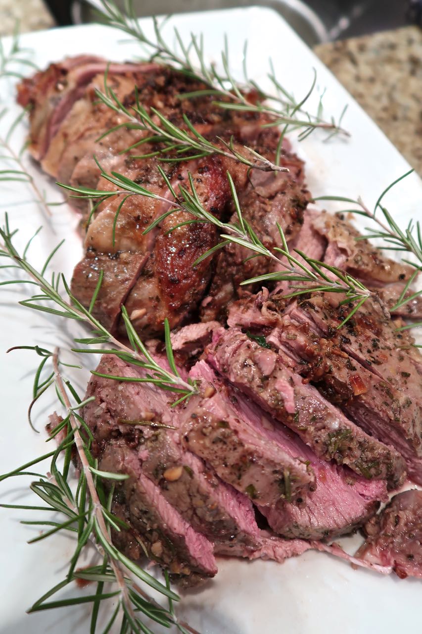 Scrumpdillyicious Roast Lamb with Rosemary, Garlic & Anchovy Rub