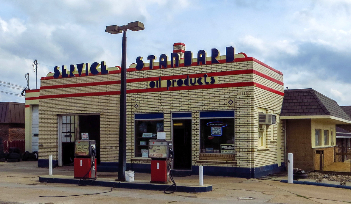 Just A Car Guy The Brooklyn Service Station in Brooklyn, Iowa opened