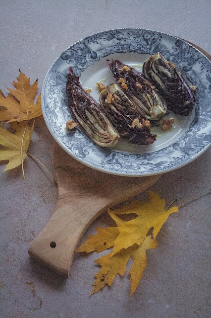 Radicchio al forno con noci