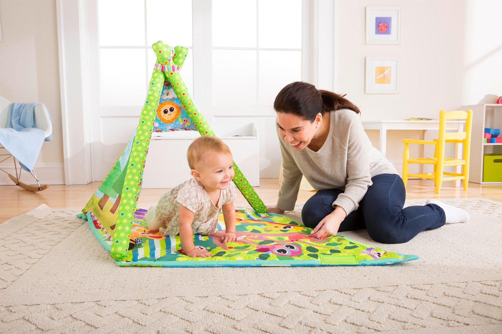 baby teepee play mat