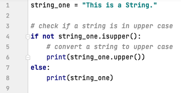 Case conversion in Python - Upper case, Lower case and Capitalization