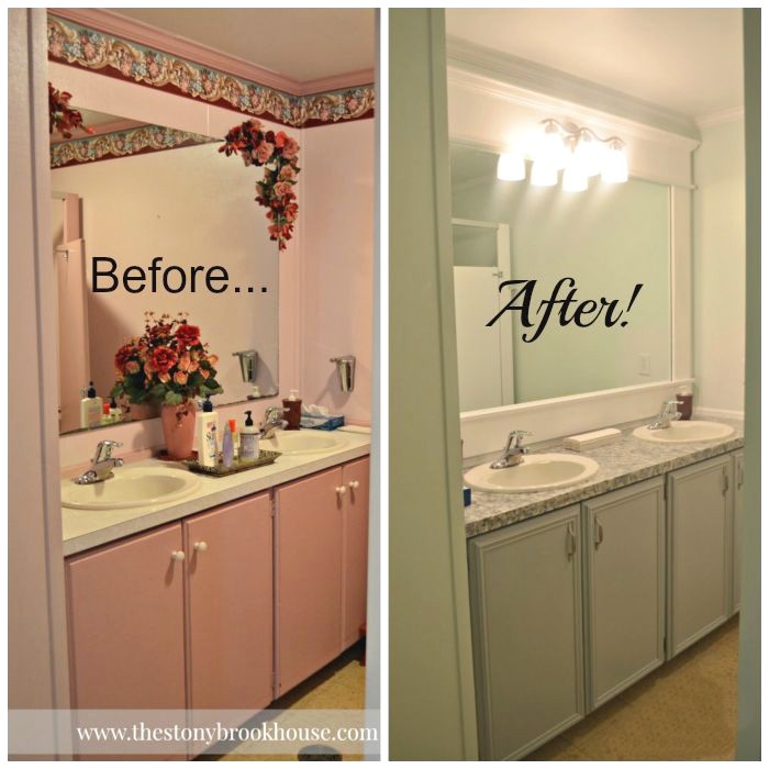 How To Frame A Bathroom Mirror With No Miter Cuts! Another Church