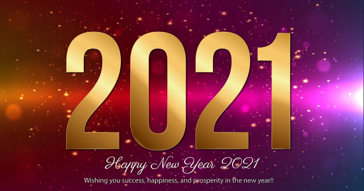 Happy new year 2021! 2021 Happy New Year with Message