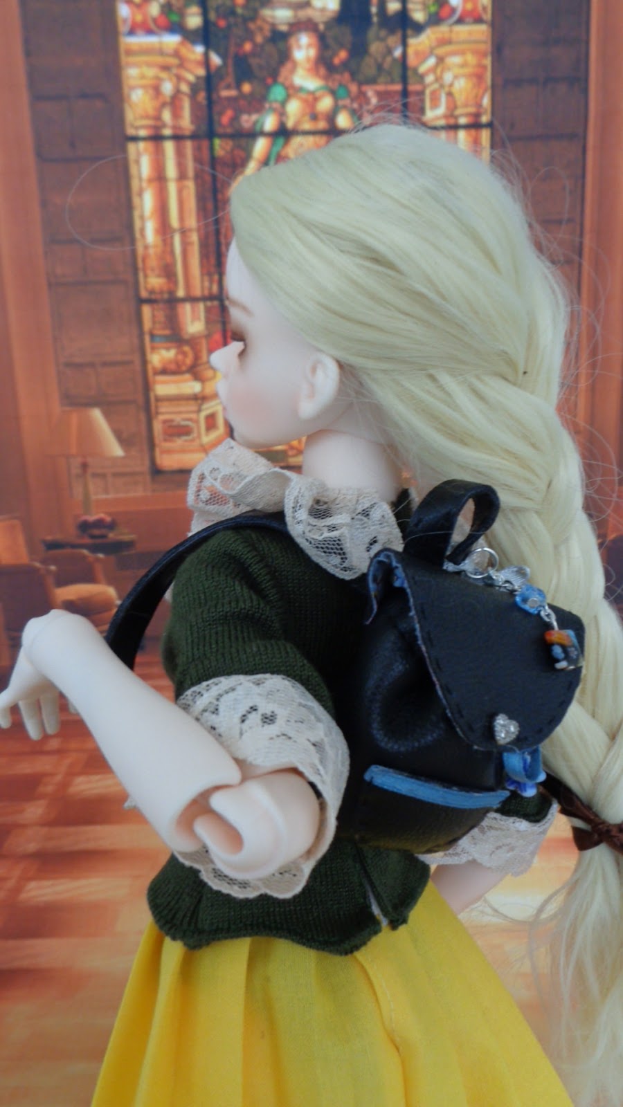 Cute spooky sweet miniatures and BJD dolls How to make a backpack for