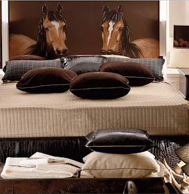 DORMITORIO PARA AMANTES DE LOS CABALLOS via www.dormitorios.blogspot.com