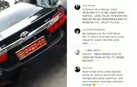 Wanita Viral Pakai Plat TNI Akhirnya Minta Maaf, Ternyata Buat Plat Bodong di Bandung